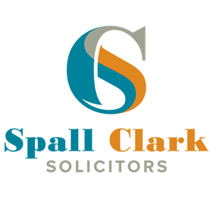 Spall-Clark Spall Clark Solicitors logo in Blue and Orange