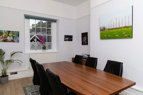 A picture of Spall Clark Solicitors office meeting room in Congleton