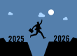 A person leaping from 2025 to 2026.