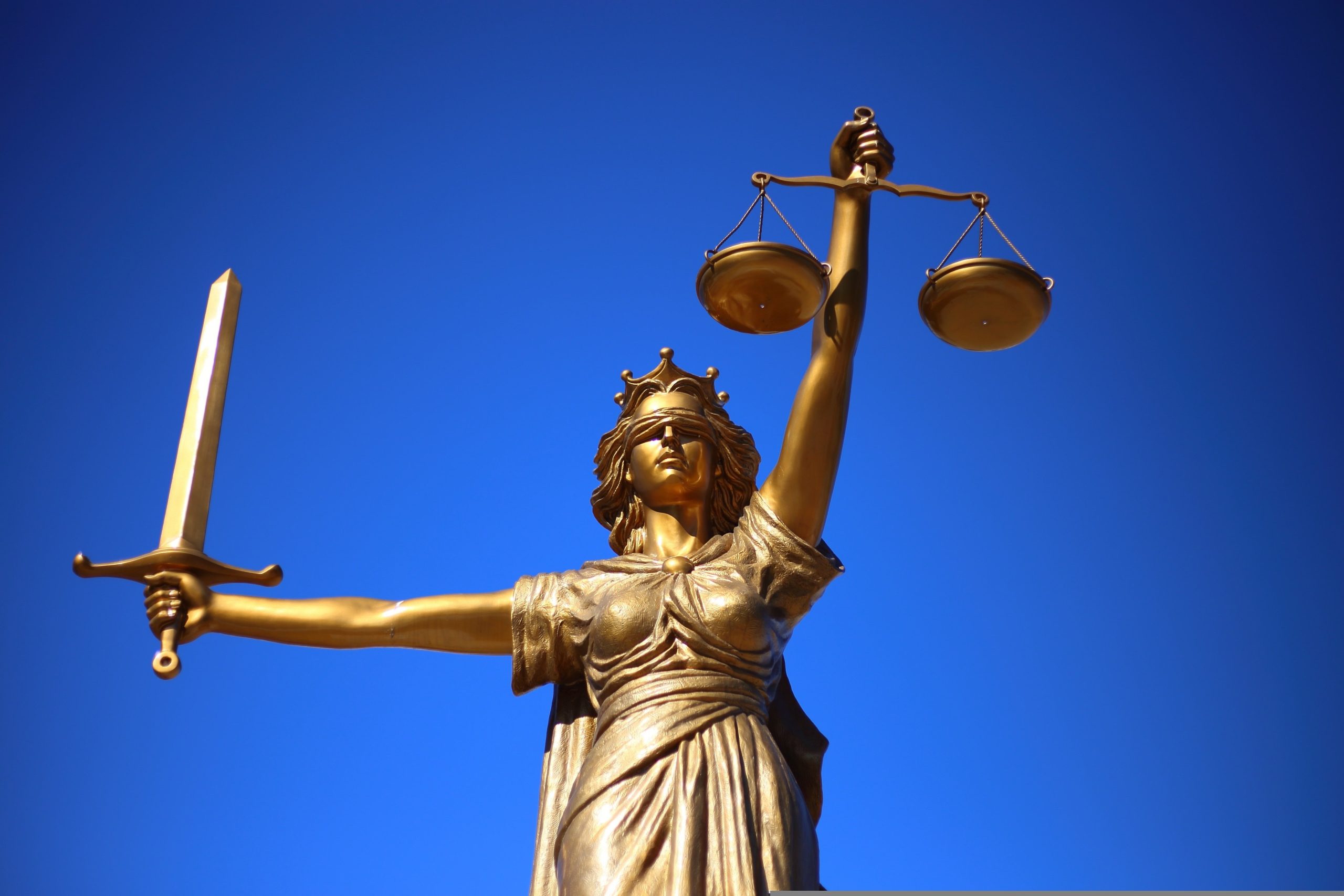 Justitia with Scales of Justice