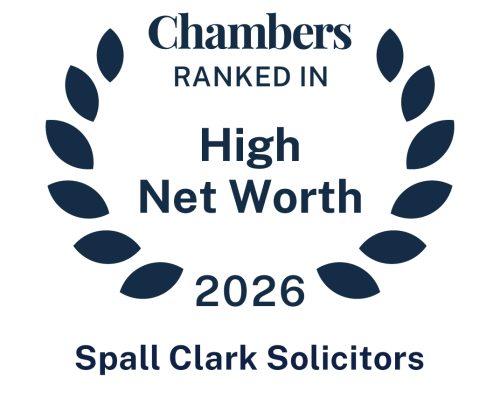 Chambers High Net Worth Guide 2026 logo. Spall Clark Solicitors