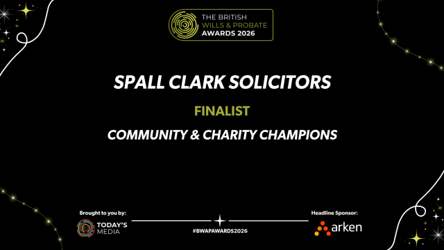 British Wills and Probate Awards - Community and Charity Champions