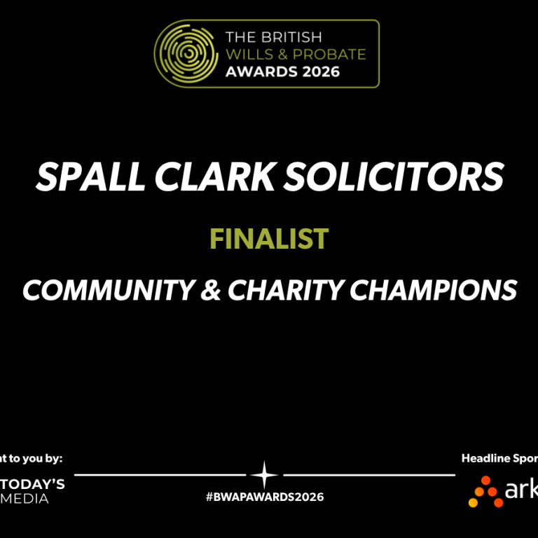 British Wills and Probate Awards - Community and Charity Champions