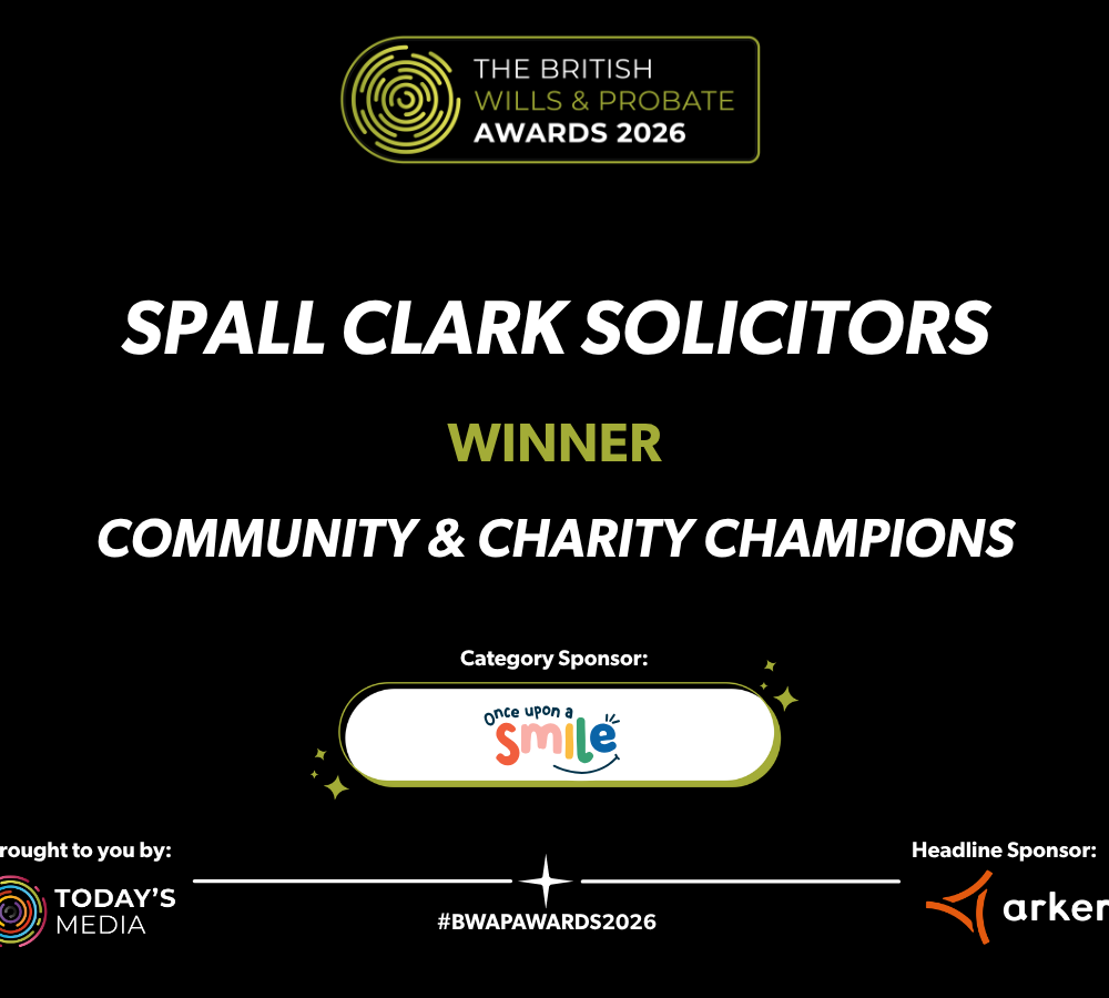 British Wills and Probate Awards 2026 - Community & Charity Champions 2026